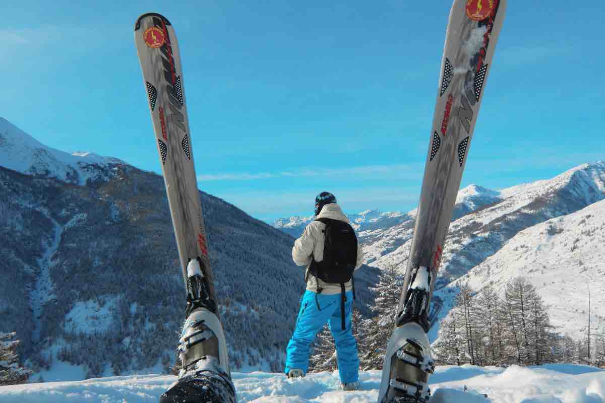 Alpe di Siusi sciatori 