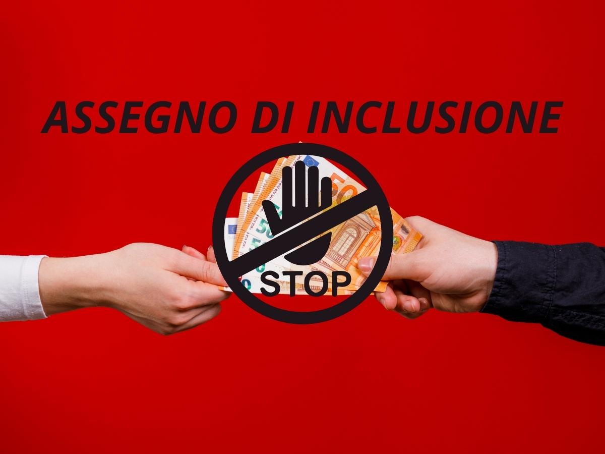 Mani scambio soldi stop assegno inclusione