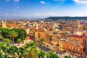 Vista di Cagliari città