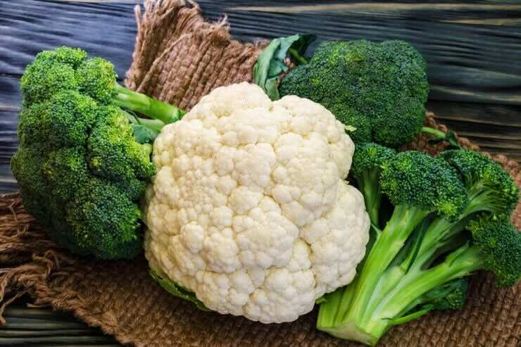 cavolfiore e broccoli