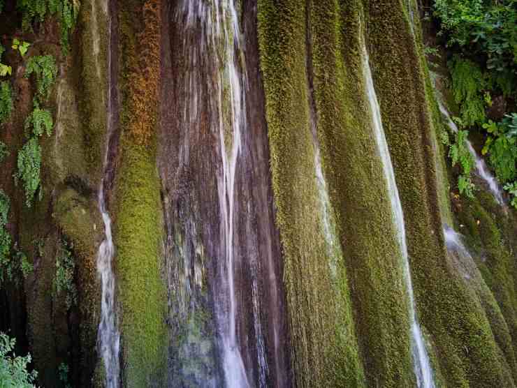 foto della cascata di san valentino in Sardegna