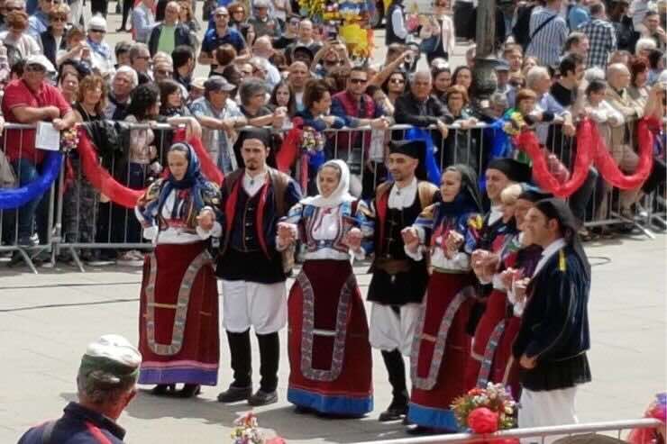 Festa in costume della Sardegna